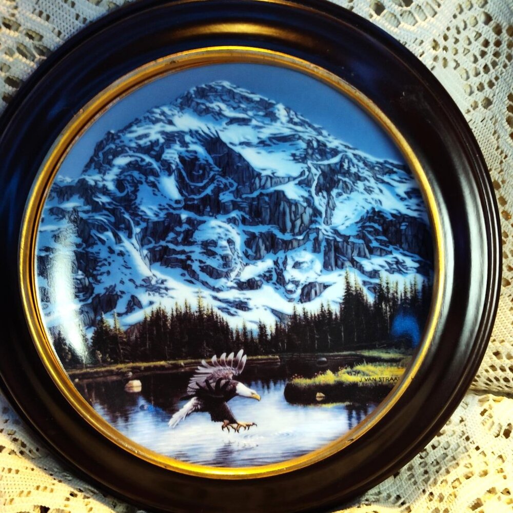 A combination of John Van Straalen's artwork by Danbury Mint, Spirit of the Wild